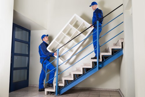 People using short-term storage in Haggerston during a move