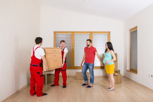 Packing boxes for Haggerston house move