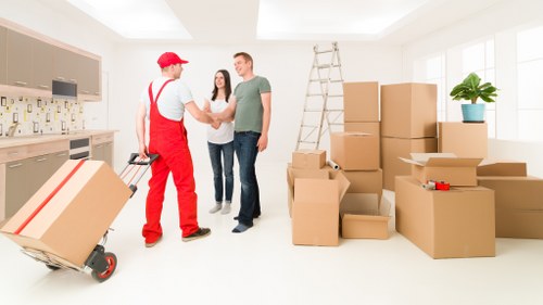 Interior view of Haggerston storage units prepared for personal and business items